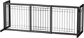 Guaipaipet Free-Standing Wood Pet Gate, 37-68" Adjustable Dog Fence for Doorways & Stairs (Cherry)