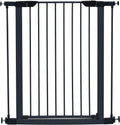 Guaipaipet Steel Pressure-Mounted Pet Gate, 29.5-38" Adjustable Auto-Close Walk-Thru Door, 39" H (White)